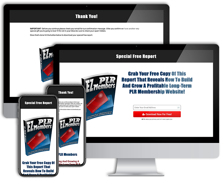 Mobile Responsive Lead Capture and Delivery Pages