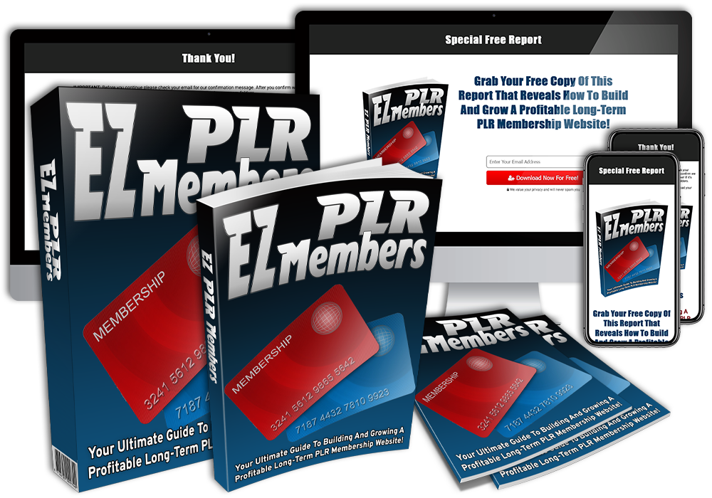 EZ PLR Members - PLR Lead Magnet Content Package