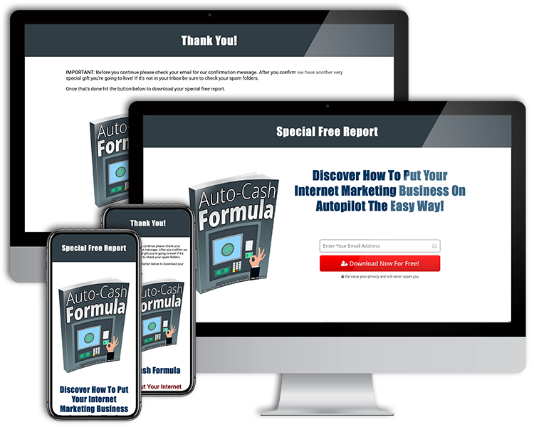 Mobile Responsive Lead Capture and Delivery Pages