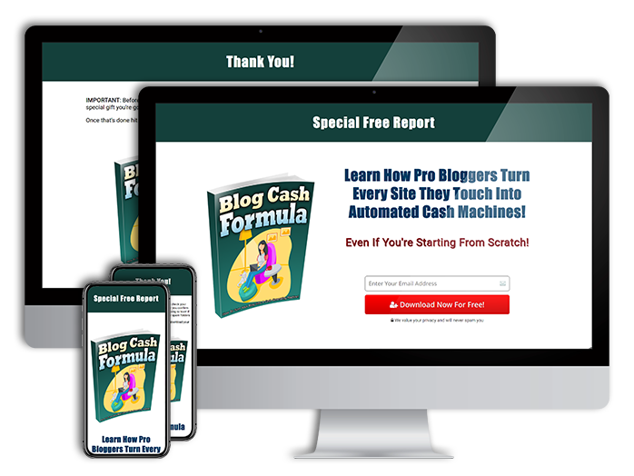 Mobile Responsive Lead Capture and Delivery Pages