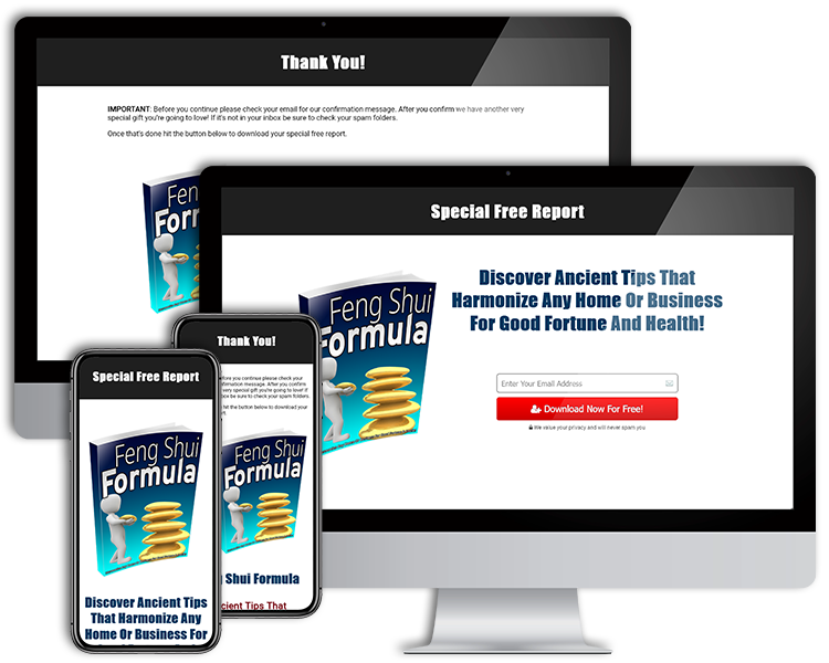 Mobile Responsive Lead Capture and Delivery Pages