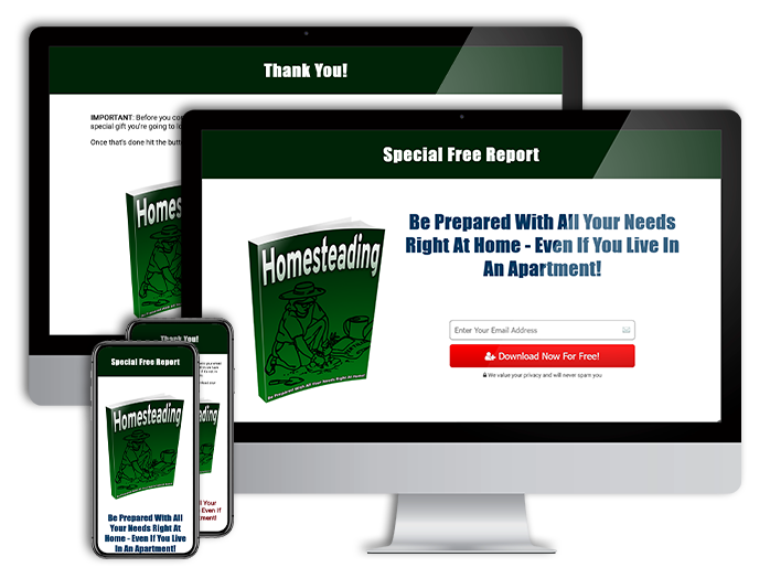 Mobile Responsive Lead Capture and Delivery Pages