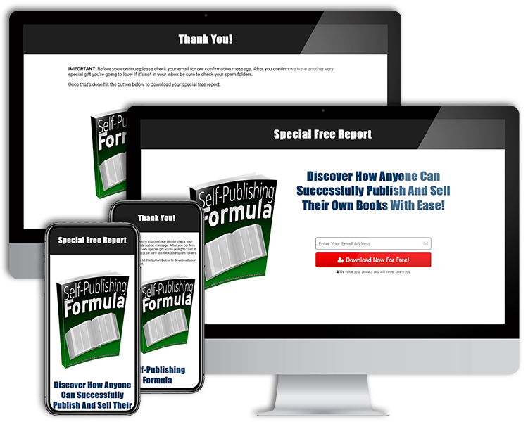 Mobile Responsive Lead Capture and Delivery Pages
