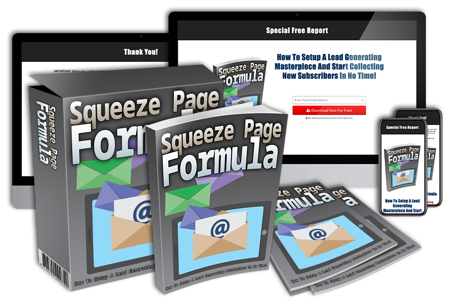 Squeeze Page Formula - JV Partner & Affiliate Program